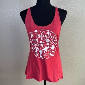 Red Graphic Women's Tank Top to infinity and‎ beyond